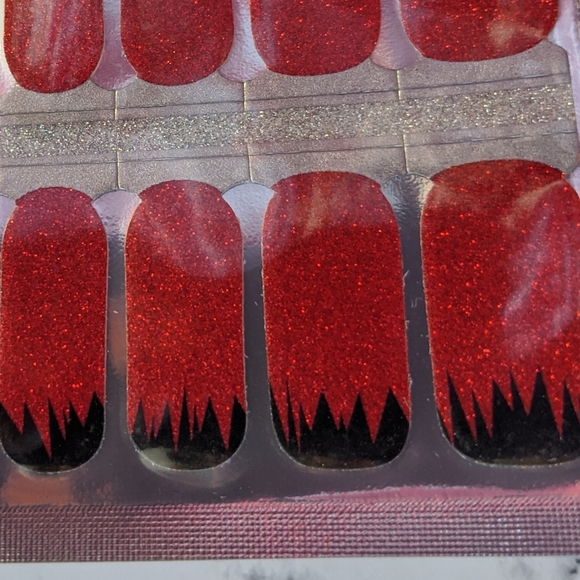 5 for $15 Nail Wraps- Frankenstein Flames - Picture 2 of 5